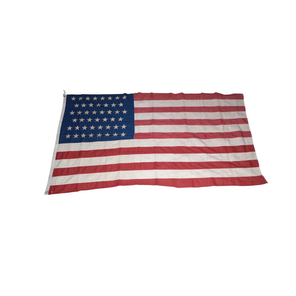 Unbranded 46 Star Antique Flag American USA Patriotic 34" x 60"